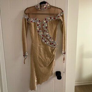 Piper Gilles - First Tango Free Dance Dress (All Swarovski Crystals)